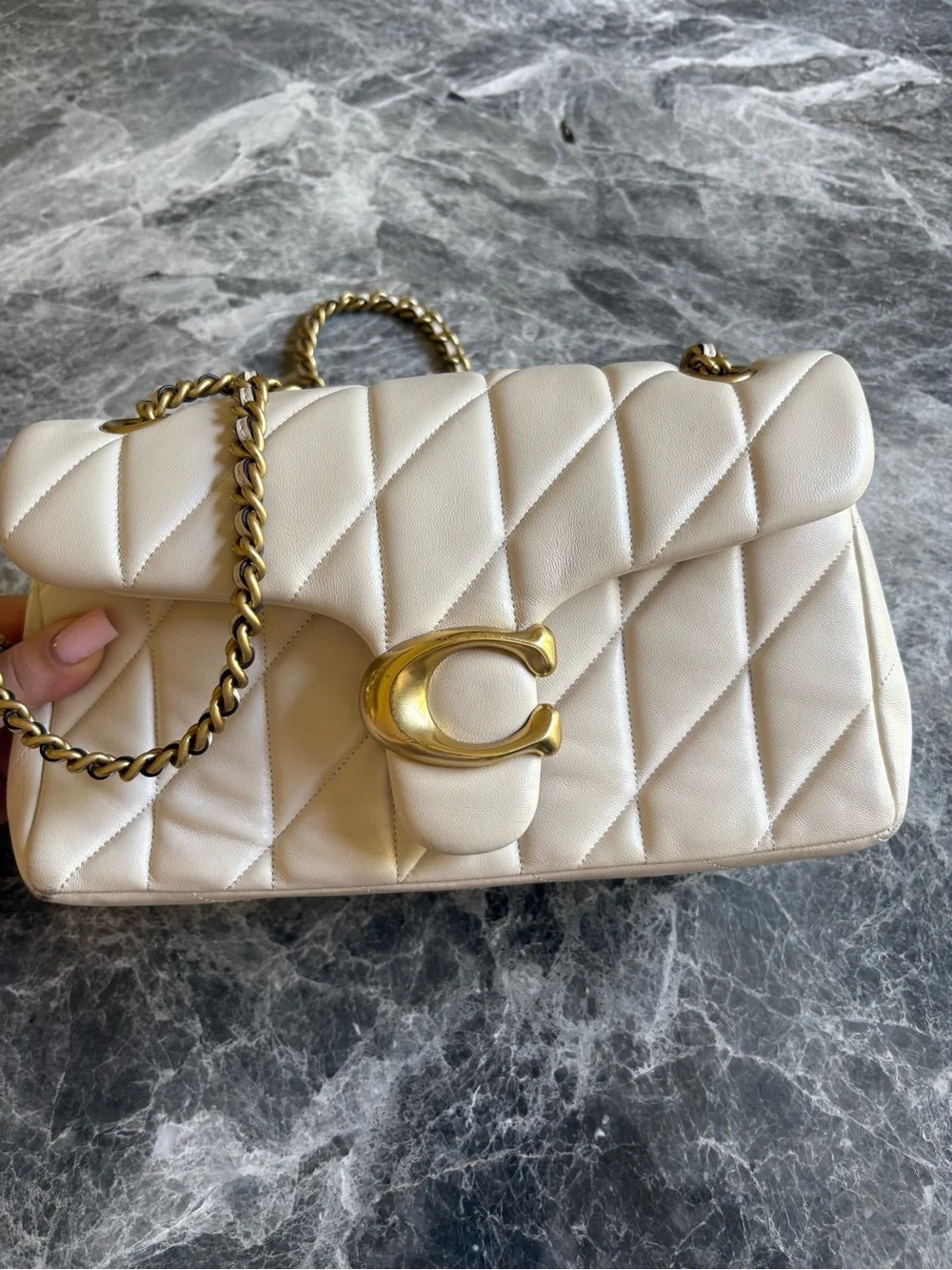 Authentic Coach Tabby Shoulder Bag 26 With Pillow Quilting